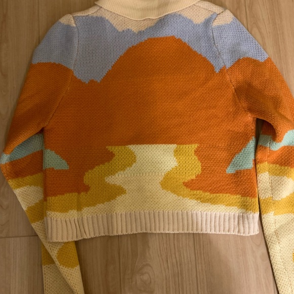 Sunset knit crop sweater - Picture 3 of 4